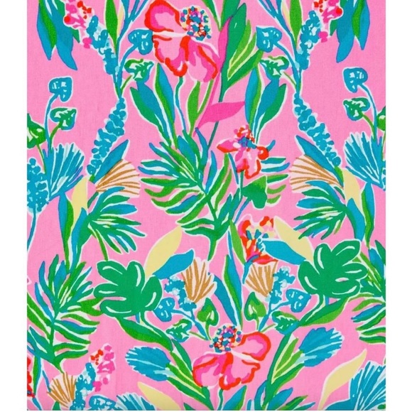 New LILLY PULITZER SIZE 10 VERONA MAXI DRESS *CASA JAGUAR* HAVANA PINK - Picture 5 of 5